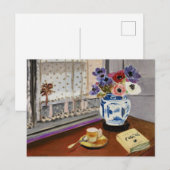 Stilleben mit Pascals Pensées, Postkarte (Vorne/Hinten)