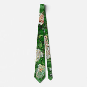 Stilleben mit rosa Rosen von Vincent van Gogh Krawatte