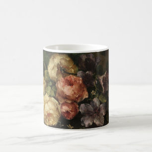 Stilleben mit Rosen und Winde von Roosenboom  Kaffeetasse