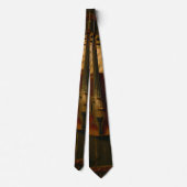 Stilleben mit Violine Krawatte (Rückseite)