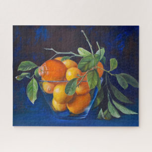 Stilleben mit Zitronen und Orangenast Puzzle