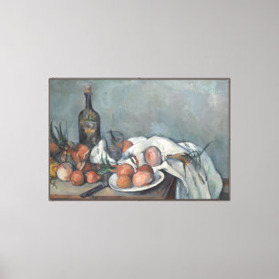 Stilleben mit Zwiebeln, Ölgemälde, Paul Cezanne Leinwanddruck