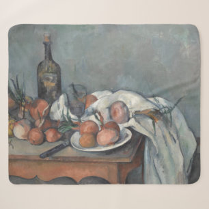 Stilleben mit Zwiebeln, Ölgemälde, Paul Cezanne Sherpadecke