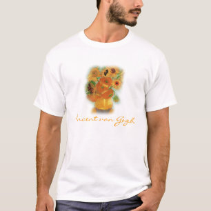 Stilleben - Vasen mit zwölf Sonnenblumen, van Gogh T-Shirt