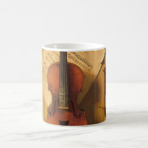 Stilleben Violine und Noten von William Harnett Kaffeetasse