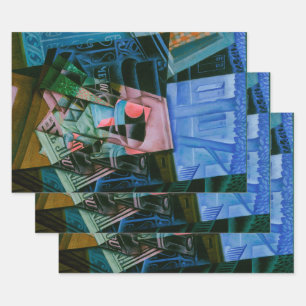 Stilleben vor einem offenen Fenster von Juan Gris Geschenkpapier Set