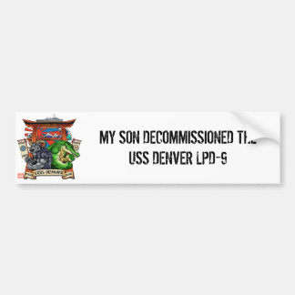 Stillegungs-Aufkleber USSs Denver LPD-9 (SOHN) Autoaufkleber