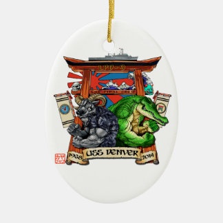 Stillegungs-Verzierung USSs Denver LPD-9 Keramikornament