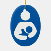 Stillen / Geschmackssinn Keramik Ornament (Vorne)