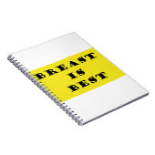 Stillen ist am besten notizblock (Rechte Seite)