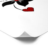Stillen ist ein Geschenk Poster (Ecke)