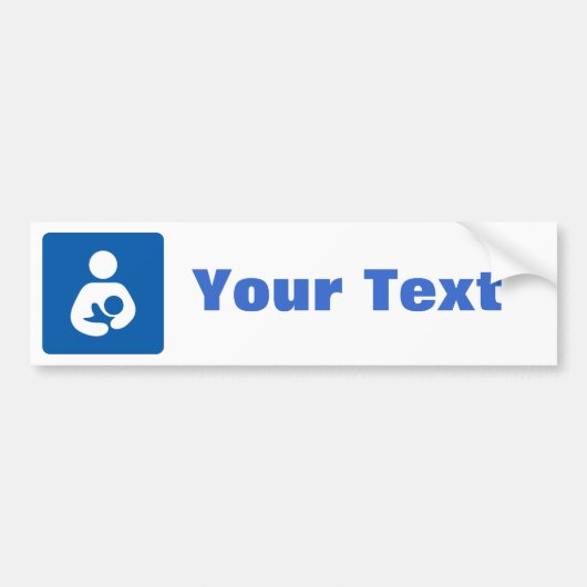 Stillen/Krankenpflege-Ikone Autoaufkleber (Vorne)