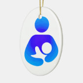 Stillen/Krankenpflege-Ikone Keramikornament (Links)