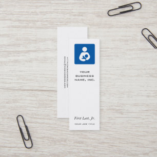 Stillen/Krankenpflege-Ikone Mini Visitenkarte