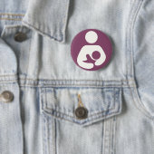 Stillen Symbol - Mauve Button (Beispiel)
