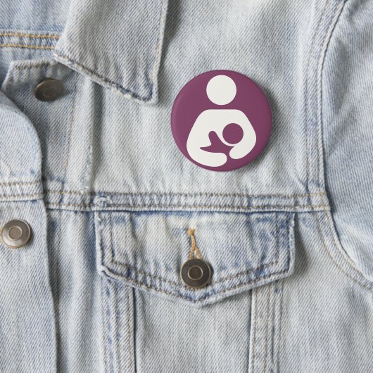 Stillen Symbol - Mauve Button (Beispiel)