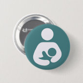 Stillen Symbol - Mauve Button (Vorne & Hinten)