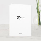 Stillen und Verpfändung - Gruß-Karte Karte (Rückseite)