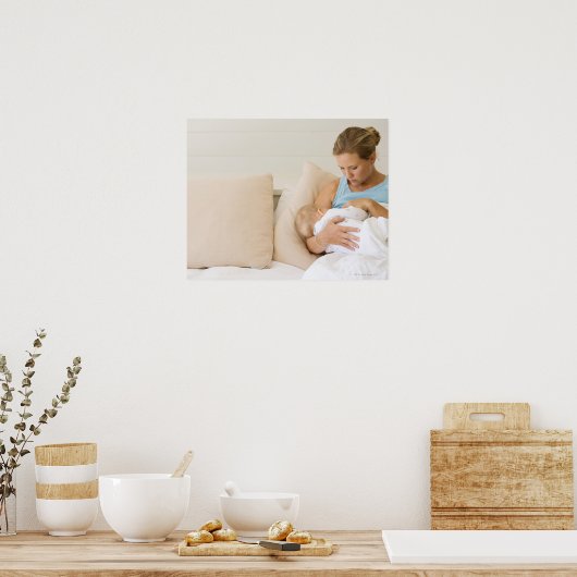 Stillende Frauen Poster (Küche)