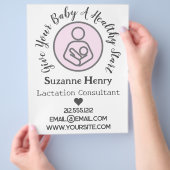 Stillende Leche Baby Flyer (Hand)