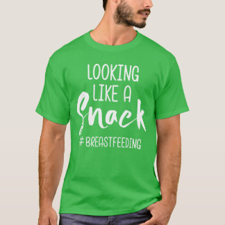 Stillende Mutter sieht aus wie ein Vintager Imbiss T-Shirt