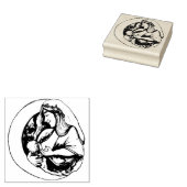 Stillende Muttergottheit Gummistempel (Stempel)