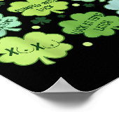 Stillende St. Patrick-Tag Stillungsberaterin Poster (Ecke)