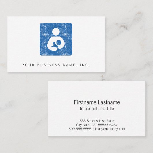 Stillende Visitenkarte (Vorne/Hinten)