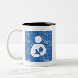 Stillende Zweifarbige Tasse