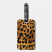 Stilleopard mit geistlicher Safari Gepäckanhänger (Rückseite vertikal)