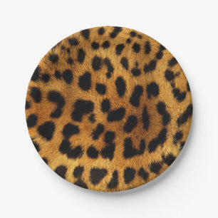 Stilleopard mit geistlicher Safari Pappteller