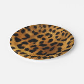 Stilleopard mit geistlicher Safari Pappteller (Schrägansicht)