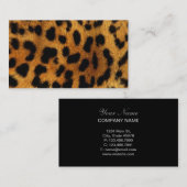 Stilleopard mit geistlicher Safari Visitenkarte (Vorne/Hinten)