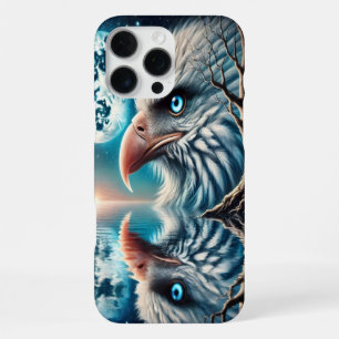 Stiller Adler unter einem strahlenden Mitternachts iPhone 16 Pro Max Hülle