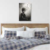 Stiller Ausweg Leinwanddruck (Insitu (Schlafzimmer))