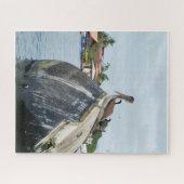 Stiller Beobachter am Rio Dulce Puzzle (Horizontal)