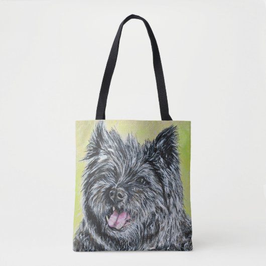 Stiller das Cairn Terrier-Gemälde Tasche (Vorderseite)