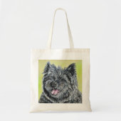 Stiller das Cairn Terrier-Gemälde Tragetasche (Vorne)