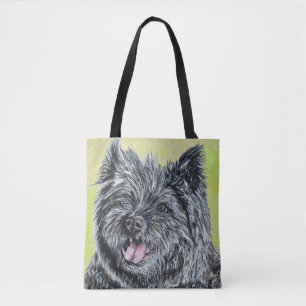 Stiller die Cairn-Terrier-Malerei Tasche