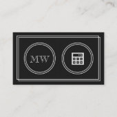 "Stiller Film-" Buchhalter-Visitenkarten Visitenkarte (Vorderseite)