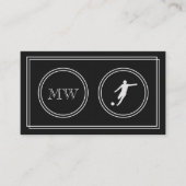 "Stiller Film-" Fußball coachte Geschäfts-Karten Visitenkarte (Vorderseite)