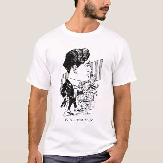 Stiller Film-Schauspieler-Karikatur Francis X. T-Shirt (Vorderseite)