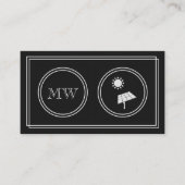 "Stiller Film-" Solarinstallateur-Visitenkarten Visitenkarte (Vorderseite)