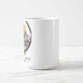 Stiller Geist sieht weit Dhammapada Kaffeetasse (Mittel)