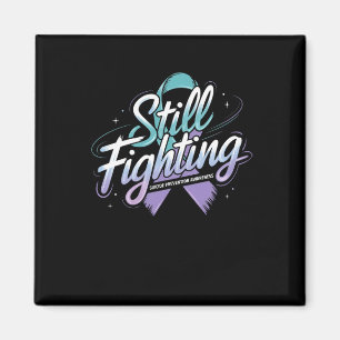 Stiller Kampf - Sensibilisierung für Suizidprävent Magnet