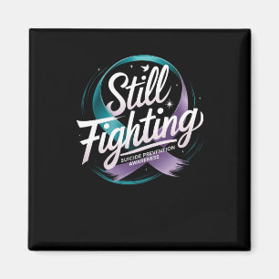 Stiller Kampf - Sensibilisierung für Suizidprävent Magnet