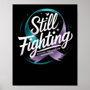 Stiller Kampf - Sensibilisierung für Suizidprävent Poster