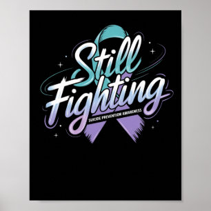Stiller Kampf - Sensibilisierung für Suizidprävent Poster