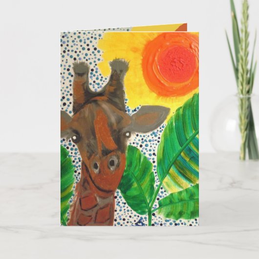 Stiller König des bushveld Dankeskarte (Vorderseite)