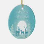 Stiller Nachtschnee u. Keramikornament (Rechts)